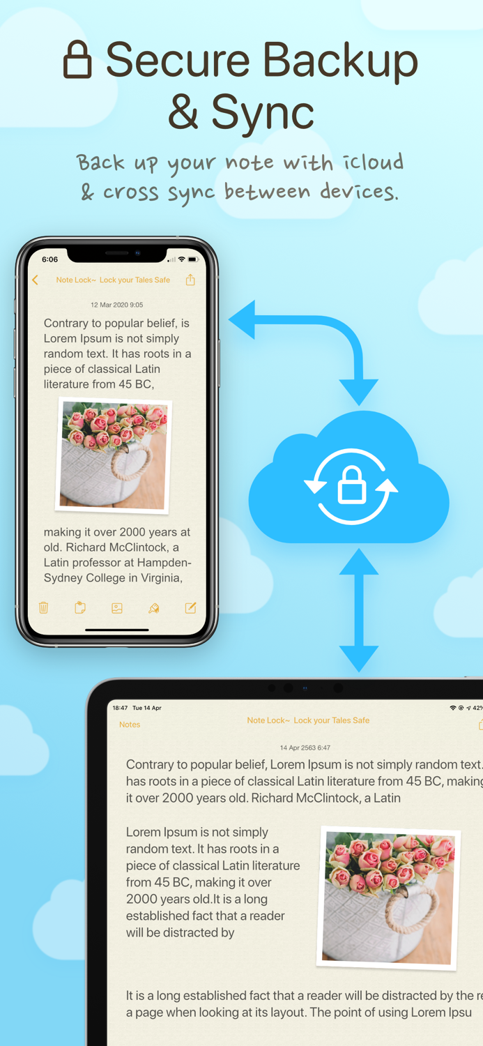 Note Lock  Keep your secret