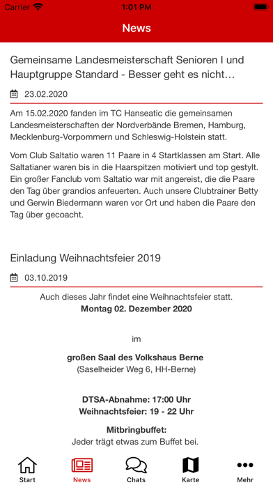 Club Saltatio Hamburg Screenshot