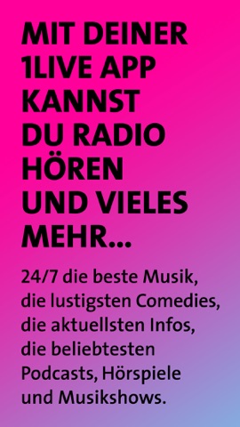 1LIVE - Radio, Musik, Podcasts - App - iTunes Deutschland