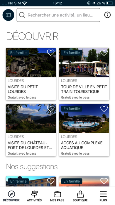 Screenshot #1 pour Lourdes-Pyrénées City Card