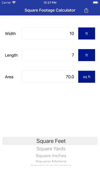 Square Footage Calculator screenshot-3