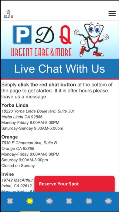 PDQ Urgent Care and More Screenshot