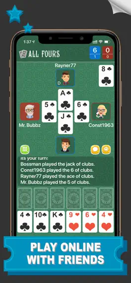 Game screenshot All Fours Trini Card Game apk