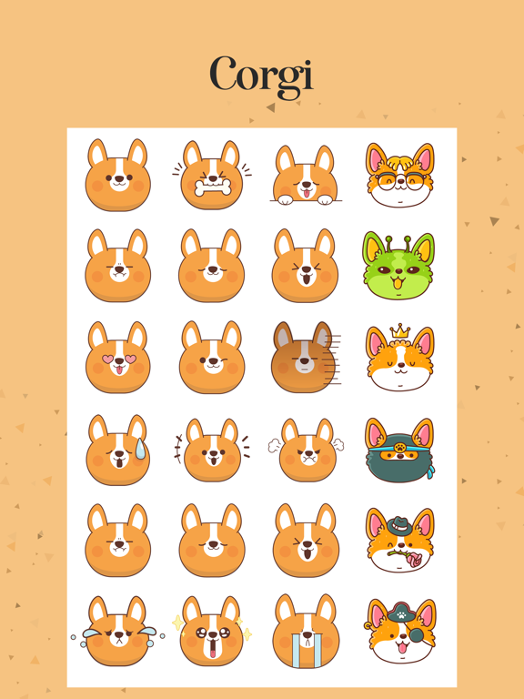 Screenshot #5 pour Cute Corgi Dog Stickers!