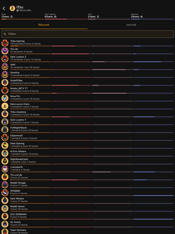 Screenshot #5 pour Clash of Stats