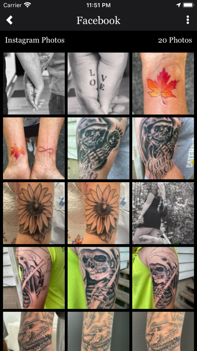 Studio Think Tattoo Gallery Screenshot