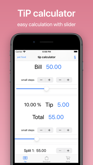 How to cancel & delete . TiP Calculator from iphone & ipad 1