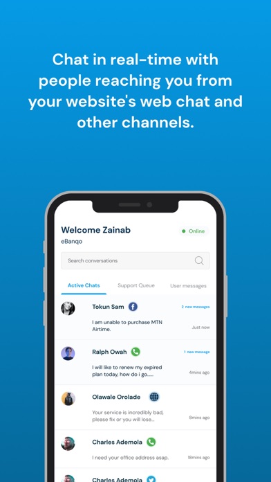 eBanqo for Business Screenshot