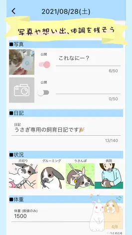 Game screenshot RabbitDiary hack