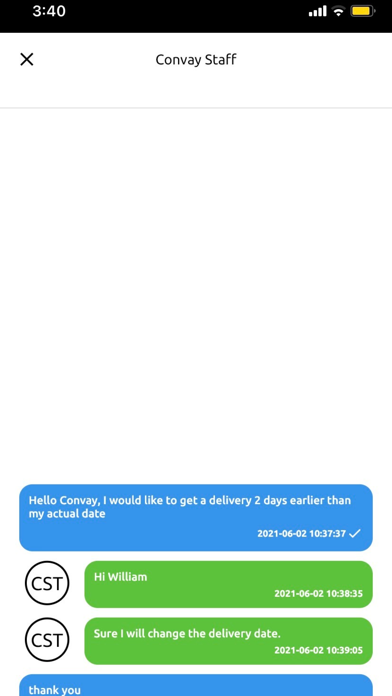 ConVay Laundry Screenshot