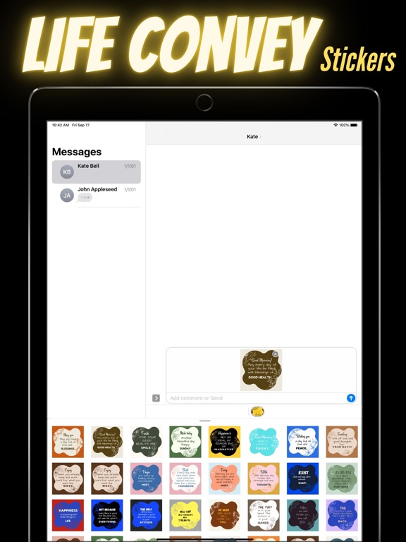 Screenshot #5 pour Life Convey Stickers