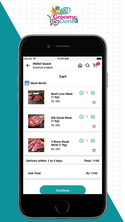 GroceryDone4u - Food Delivery screenshot-6