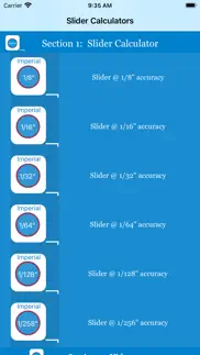 slider imperial calculator iphone screenshot 1