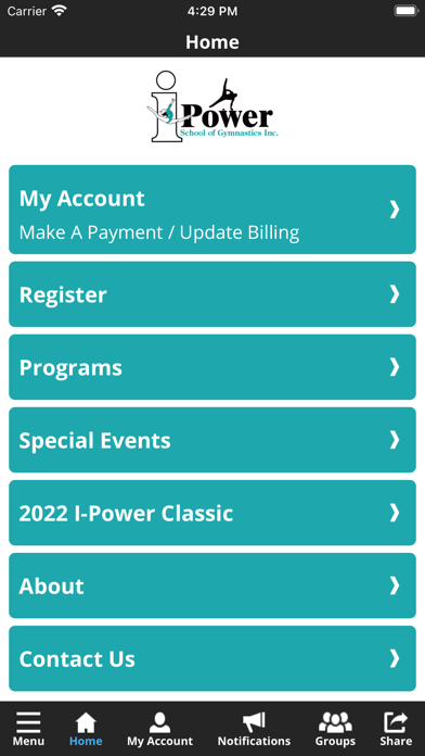 I-Power School of Gymnastics Screenshot
