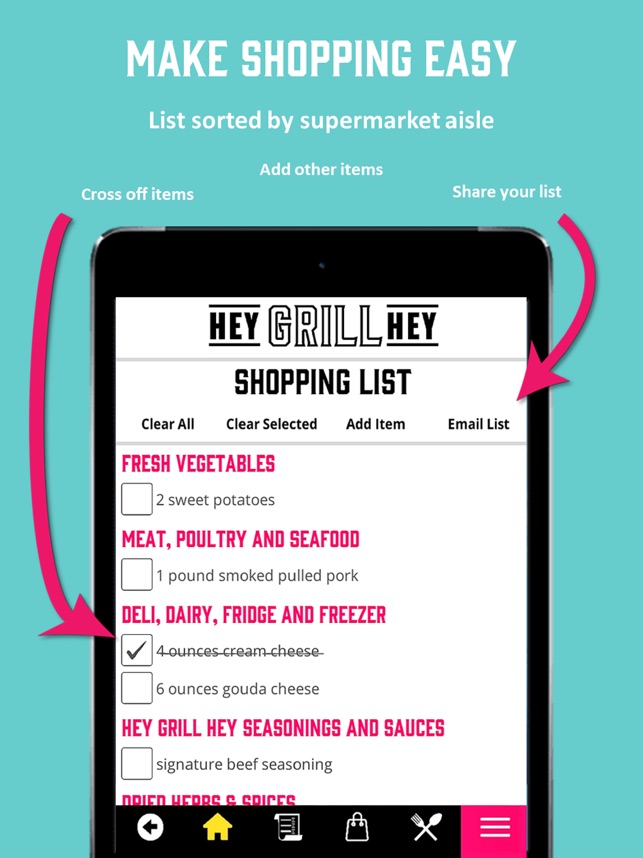 Hey Grill Hey Best BBQ Recipes on the App Store