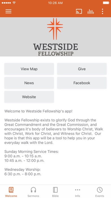 Westside Fellowship Screenshot