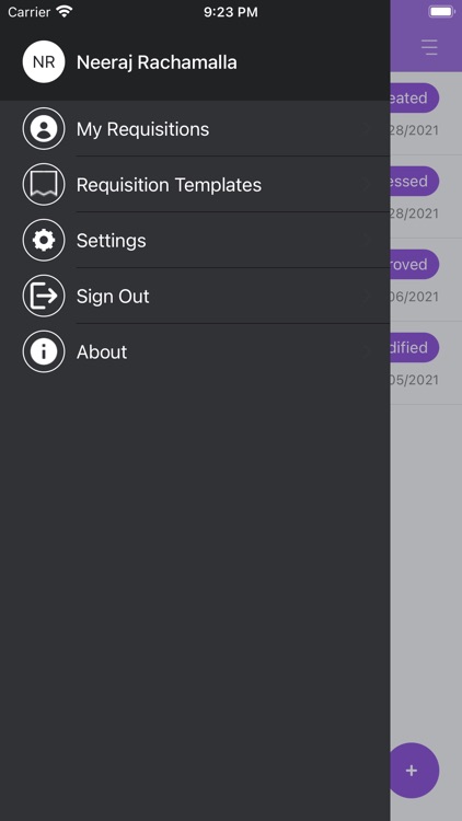 Infor LN Requisition