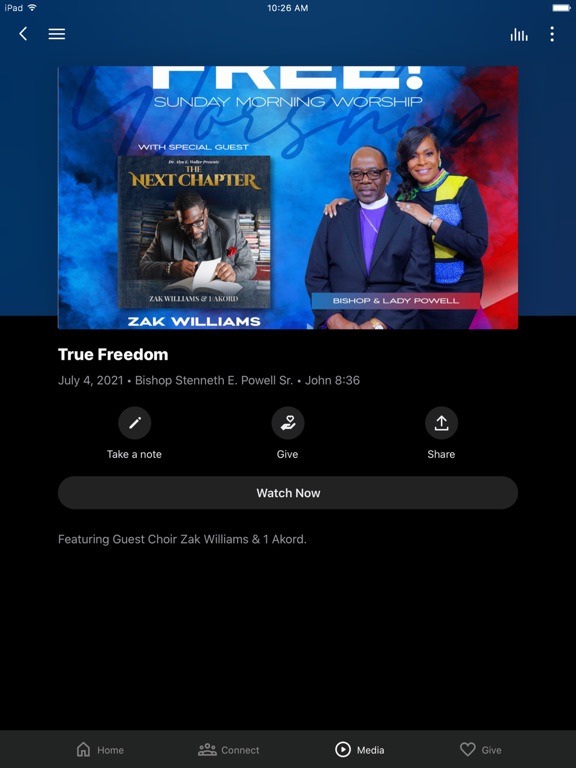 Abundant Life Cathedral iPad screenshot 3 - Education app