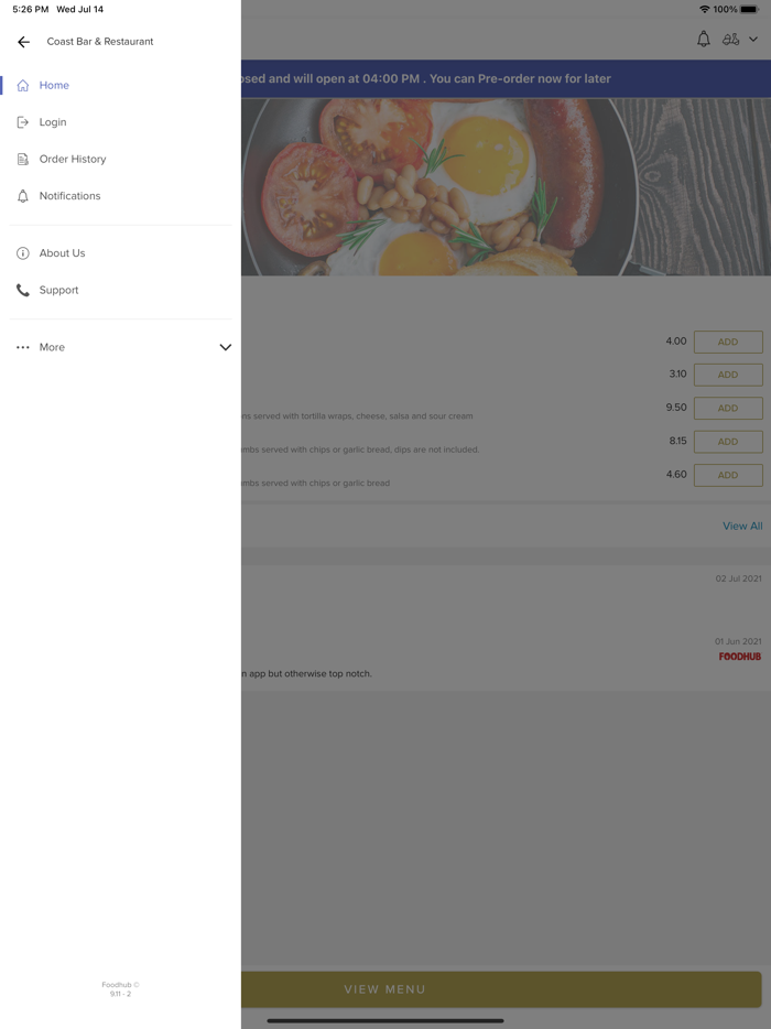 Coast Bar and Restaurant