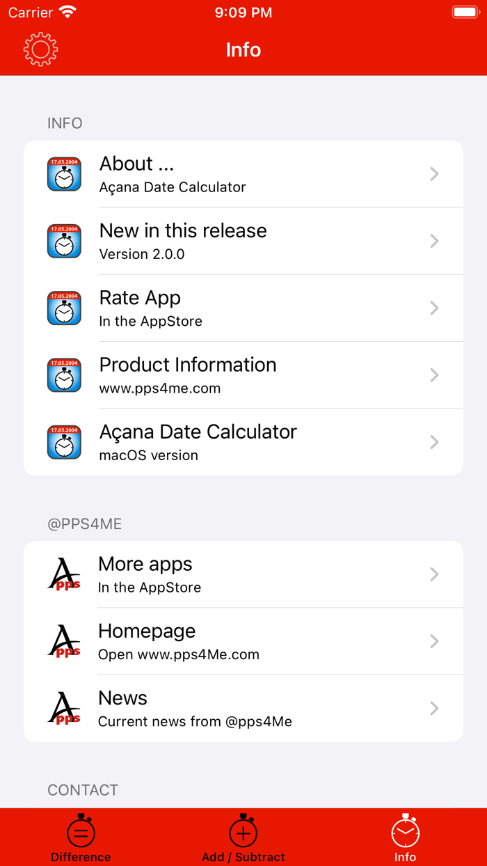 Acana Date Calculator