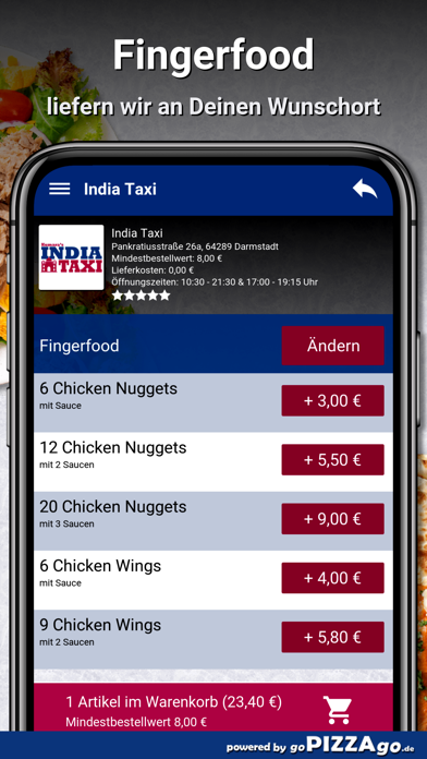India-Taxi Darmstadt screenshot 6