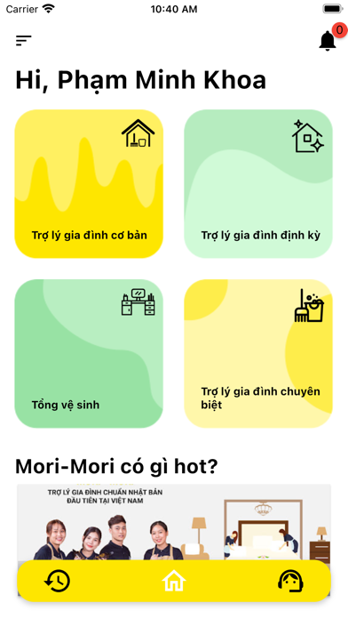 MoriCare - Trợ lý gia đình Screenshot 2 - AppWisp.com MoriCare - Trợ lý gia đình Screenshot 2 - AppWisp.com