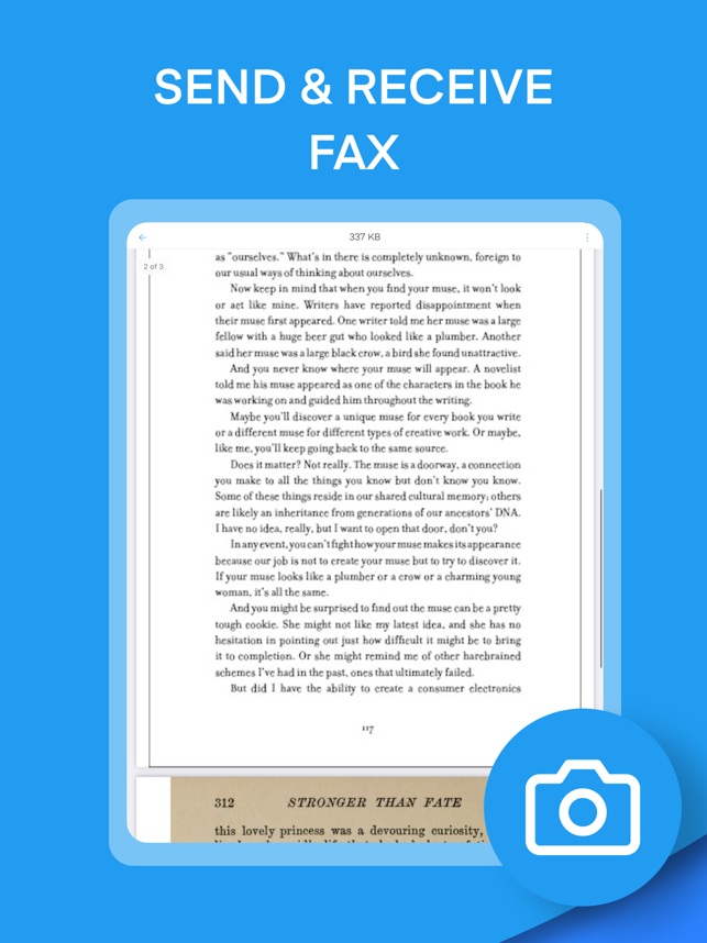 ‎Fax from iPhone - Zap Fax Screenshot