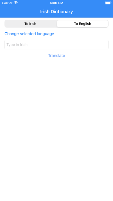 Irish Dictionary Pro Screenshot