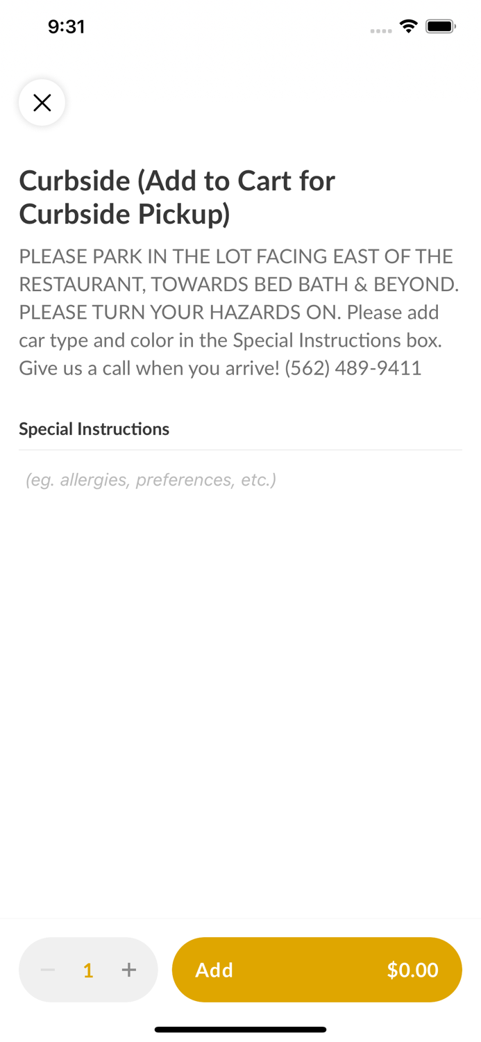 Crazy Fish - Ordering