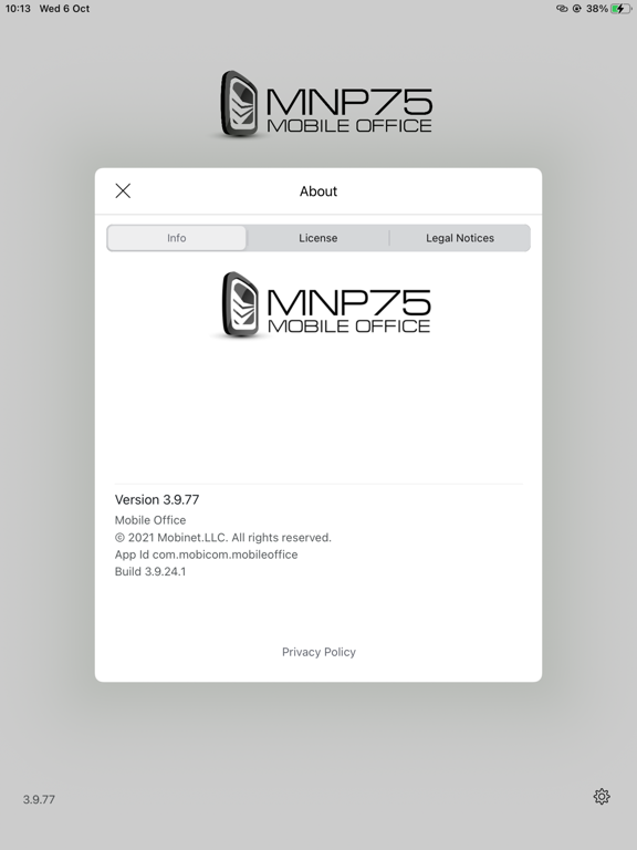 Screenshot #4 pour Mobile Office MO