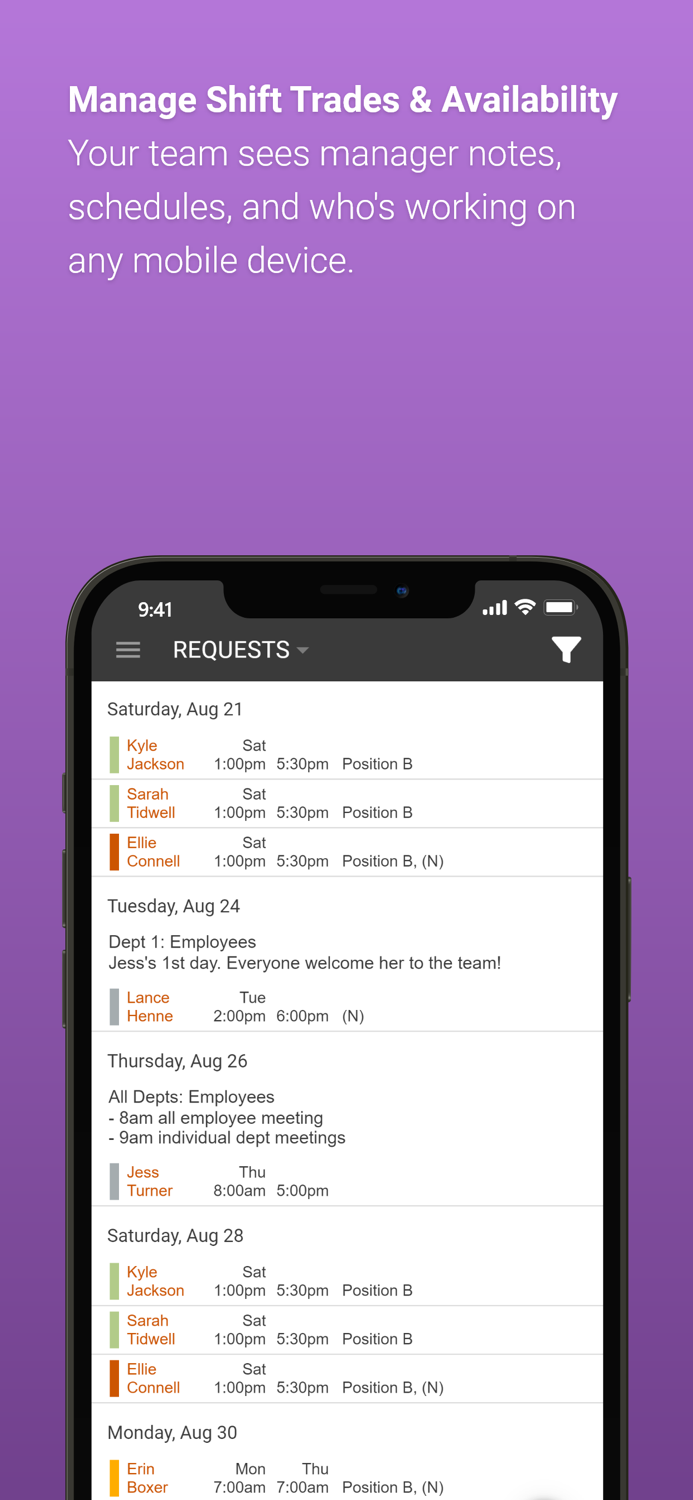 OrbitalShift Team Manager App