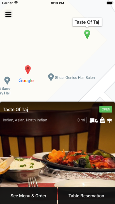 Taste Of Taj Restaurant & Bar screenshot 2