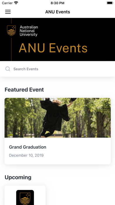 ANU Events screenshot 2