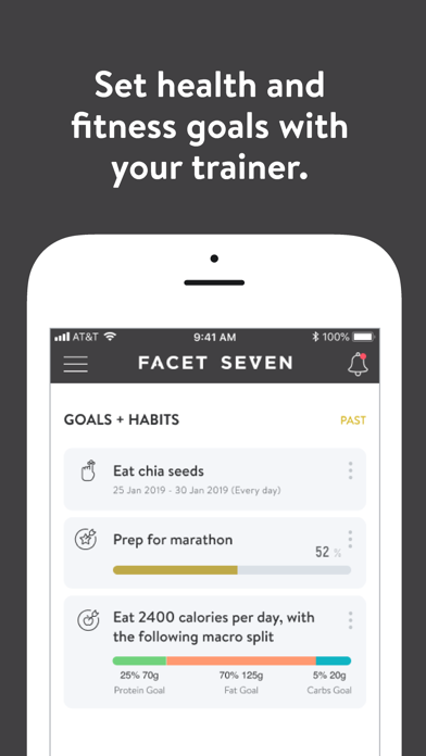 Facet Seven Coaching Screenshot