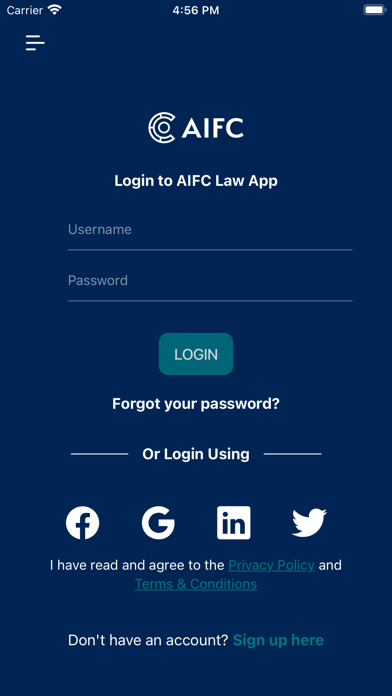 Screenshot 2 of AIFC Law App App