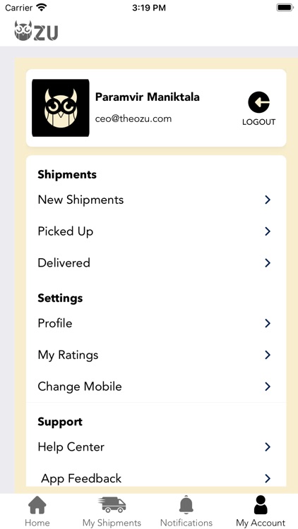 Ozu Delivery Solution