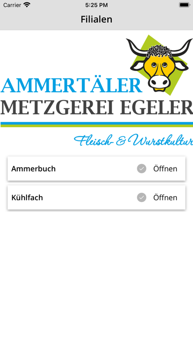 Metzgerei Egeler Screenshot