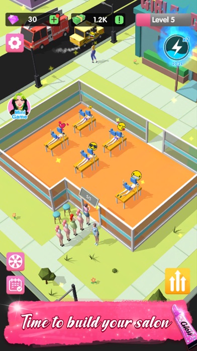 Idle Beauty Salon - Sims Game Screenshot