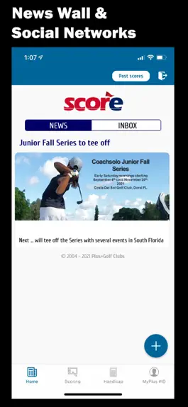 Game screenshot SCORE by Plus+Golf apk