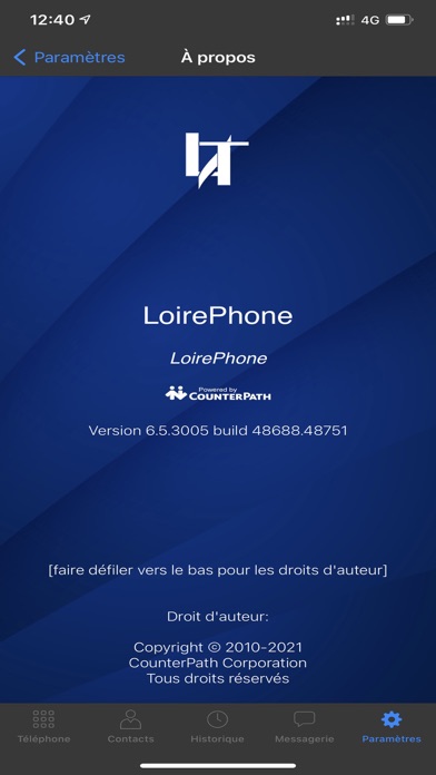 LoirePhone Screenshot