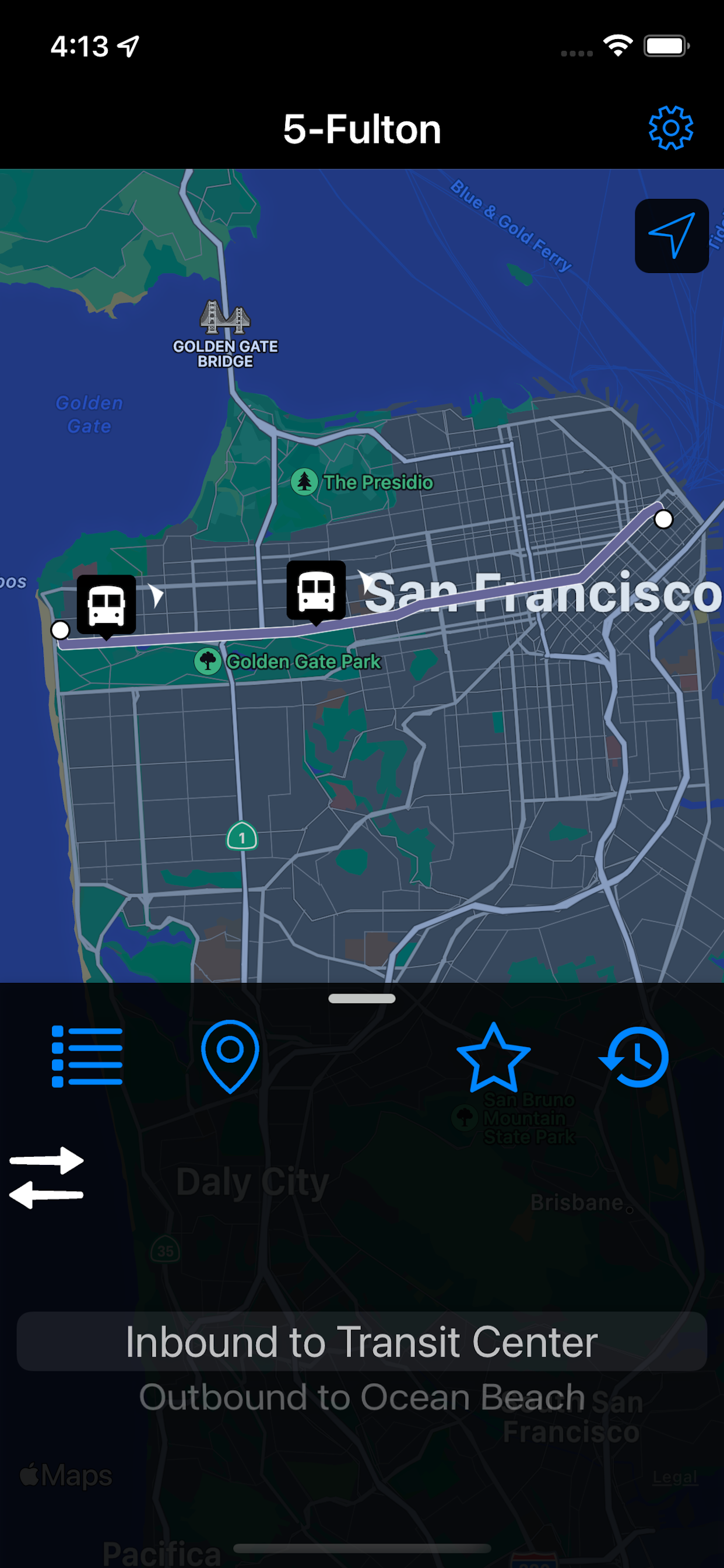 Bussr: SF Bus Tracker