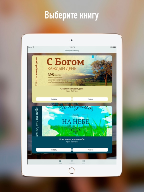 С Богом 365 iPad screenshot 3 - Book app
