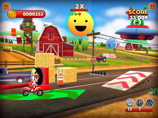 Joe Danger iPad app afbeelding 3