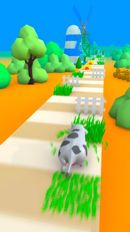 #4. Cow Runner 3D (iOS) 由: 3A YAPIM VE YAZILIM DANISMANLIK LIMITED SIRKETI
