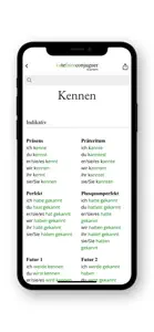 German conjugation screenshot #4 for iPhone