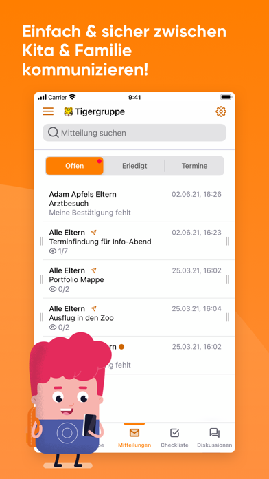 KidsFox - der Kita-Messenger Screenshot
