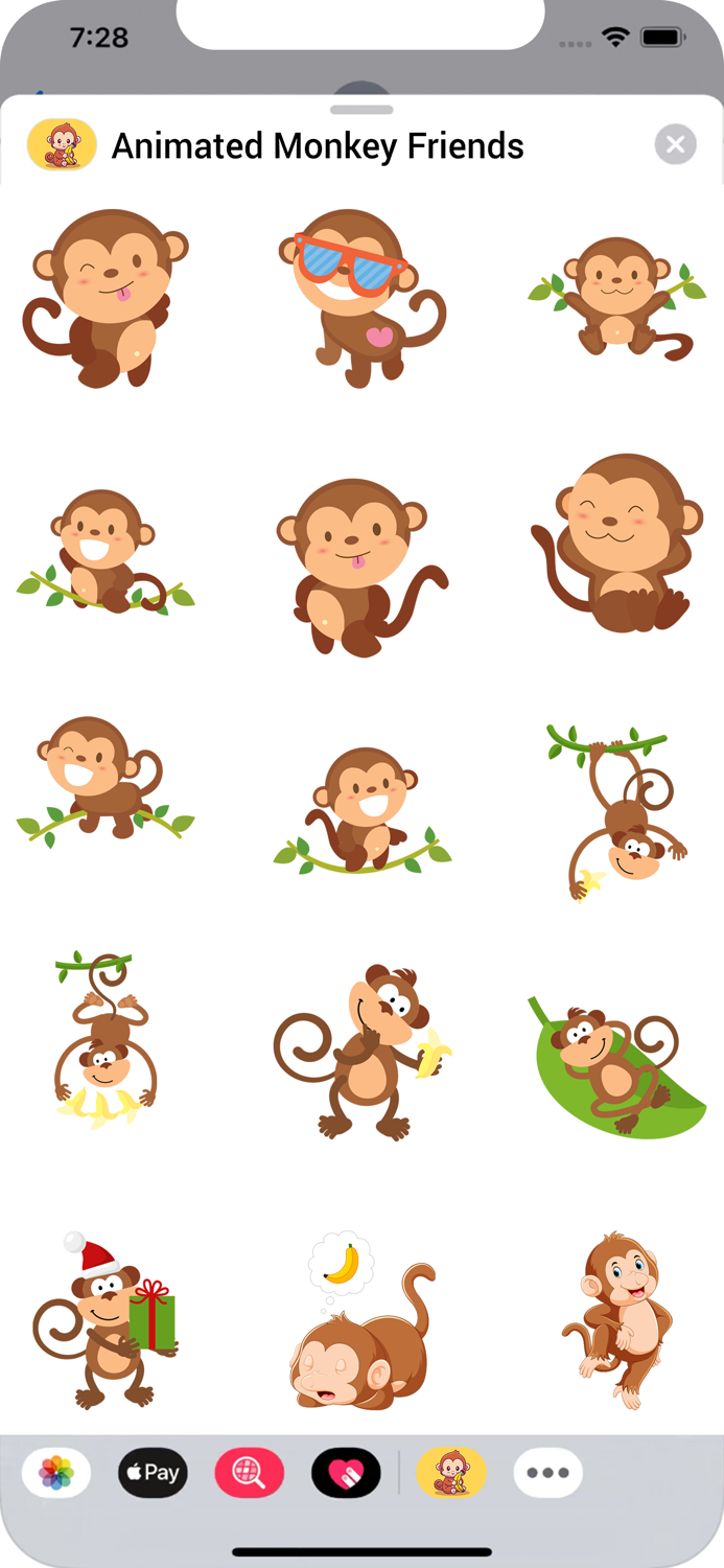 Animated Monkey Friends