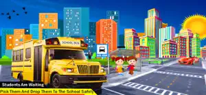 City School Bus Driving Sim 3D screenshot #3 for iPhone