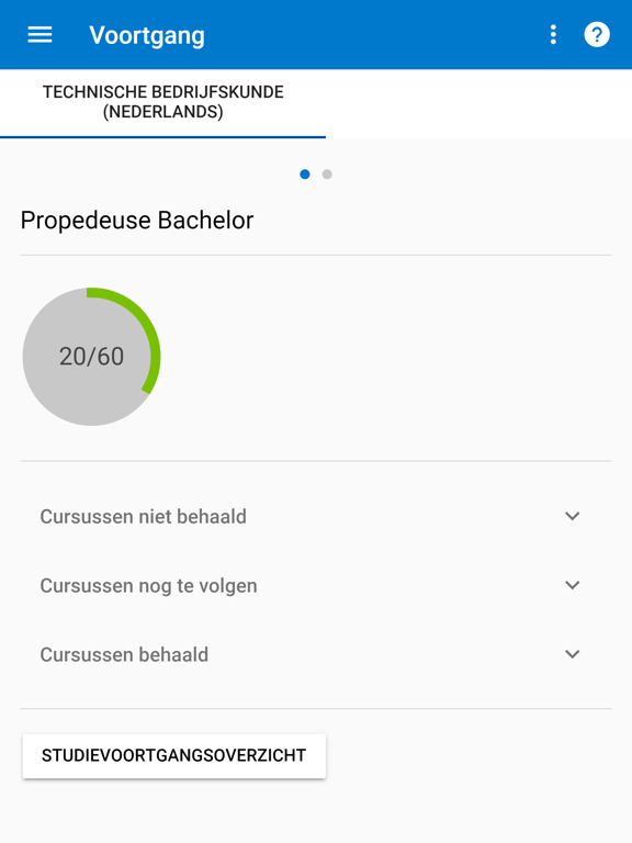 HZ Studenten App iPad screenshot 2