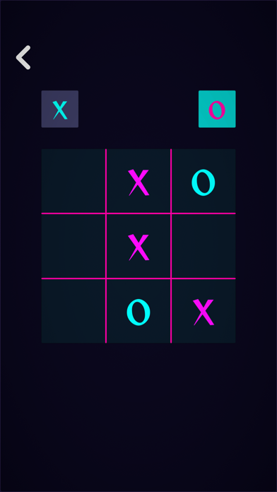 Tic Tac Toe - Glow, XO Game Screenshot